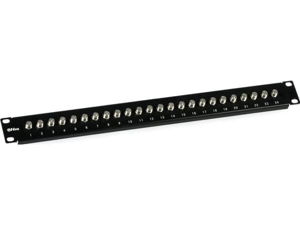 Digitus CL-19-1U-24F, F, Sort, 1U