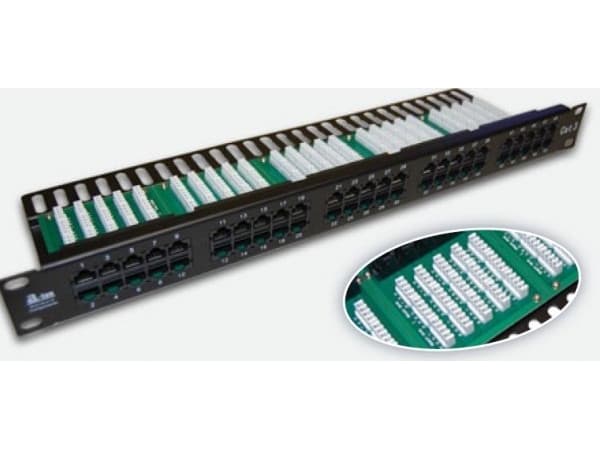 Alantec PK007, RJ45, 22/26, sortering, plast, återmontering, 1U