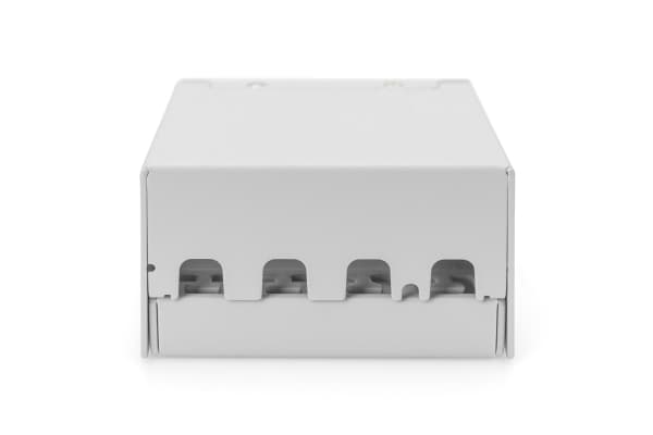 DIGITUS DN-93714 - Patch-panel - modular - väggmontering, rackmontering, på bord - skärmad - RJ-45 X 4 - ljusgrå, RAL 7035 - 1U - 10"