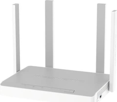 Trådløs ruter|KEENETIC|Trådløs ruter|1800 Mbps|Mesh|Wi-Fi 6|USB 3.0|4x10/100/1000M|Antall antenner 4|4G|KN-2311-01EU Grå, Hvit