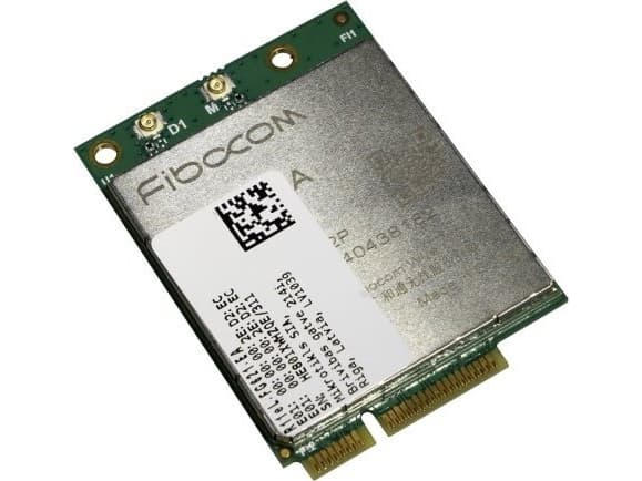 MikroTik R11eL-FG621-EA - Trådlöst mobilmodem - 4G LTE - PCIe Mini Card - 300 Mbps