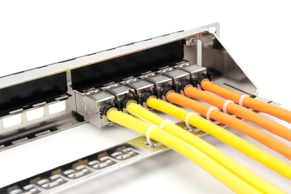 Digitus Modular patch panel, 24-port, RJ-45, Metallic, Galvanized steel, 1U, -20 - 70 °C, 560 mm