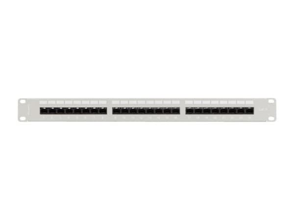 Lanberg PPU6-1124-S, Cat6, 0,2 dB, Grå, Stål, 1U, -10 - 60 °C