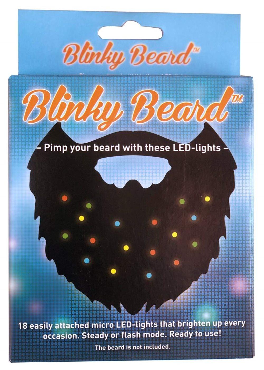 Ljus till skägget, BLINKY BEARD