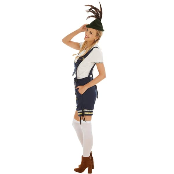 Tysk kvinnlig Folkdräkt Zillertal