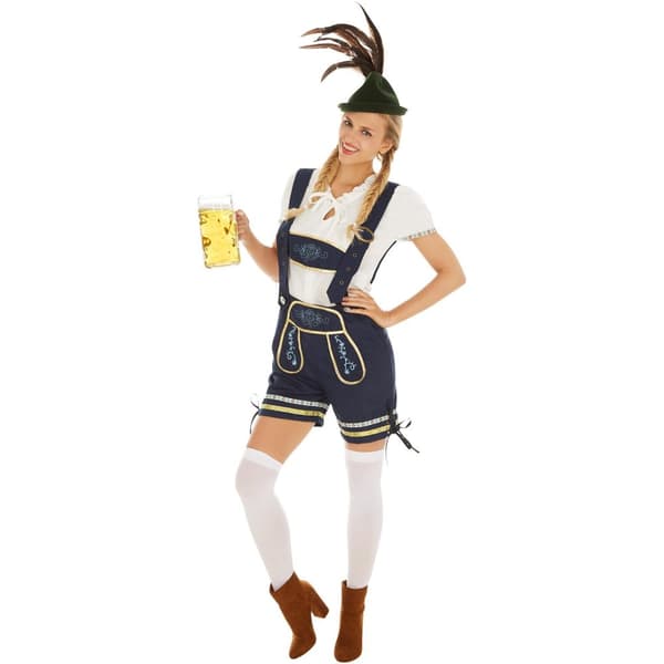 Tysk kvinnlig Folkdräkt Zillertal