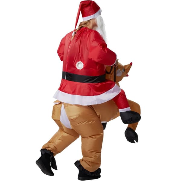 Ridande dräkt Santa Claus - röd
