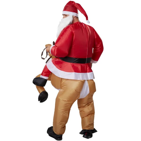 Ridande dräkt Santa Claus - röd