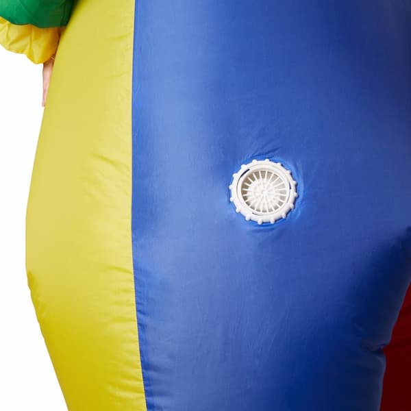 Uppblåsbar dräkt Clown - flerfärgad