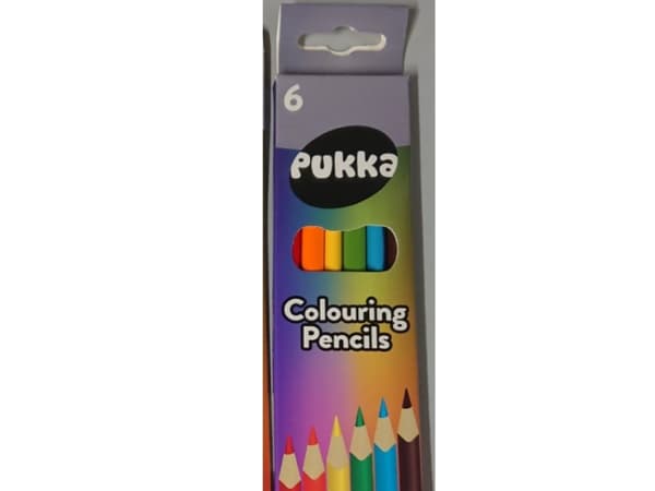 Pukka Farveblyanter (6 stk.)