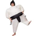Miniatyrbillede 1 af 8: Selvoppusteligt kostume Sumobryder - sort/hvid