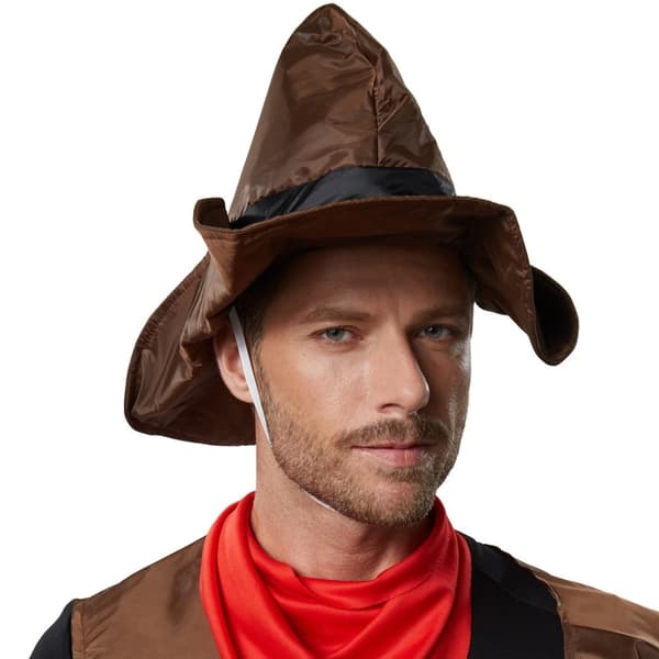 Oppustelig cowboy - sort/brun