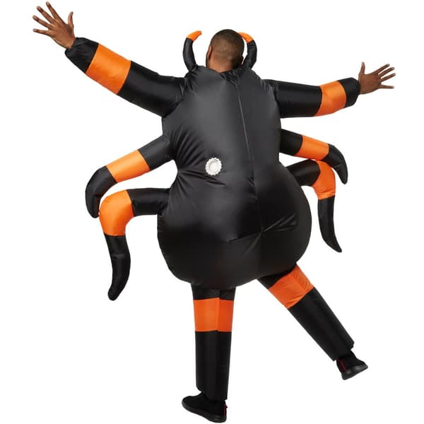 Edderkop kostume - sort/orange