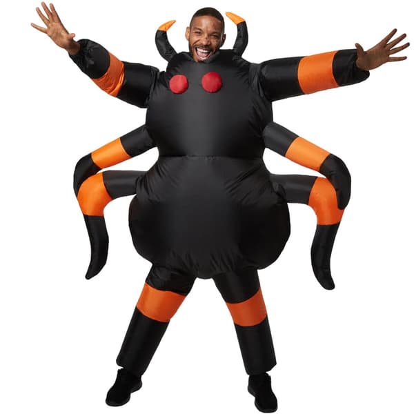 Edderkop kostume - sort/orange