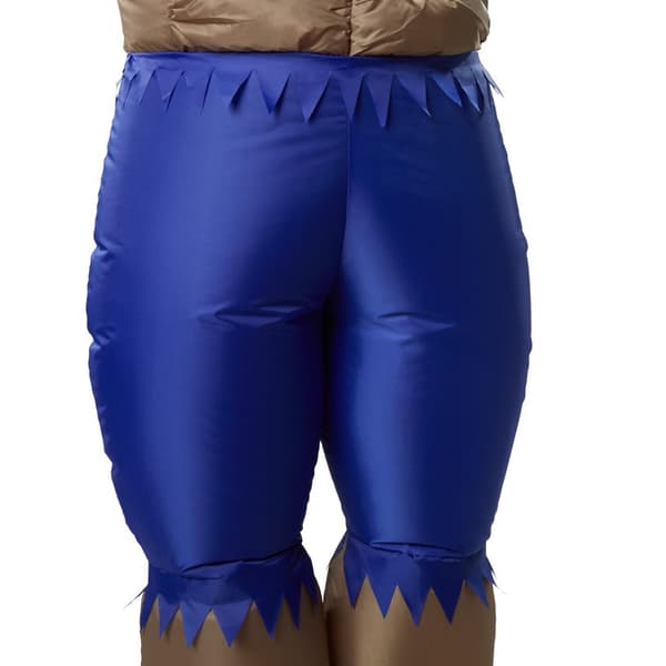 Oppusteligt kostume Bodybuilder - brun
