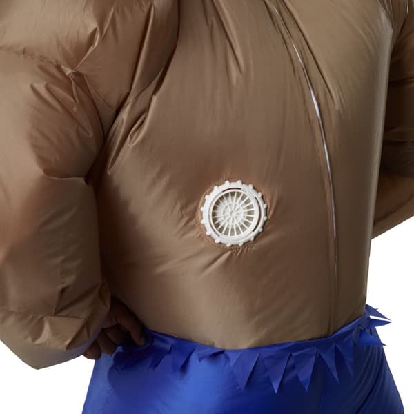 Oppusteligt kostume Bodybuilder - brun