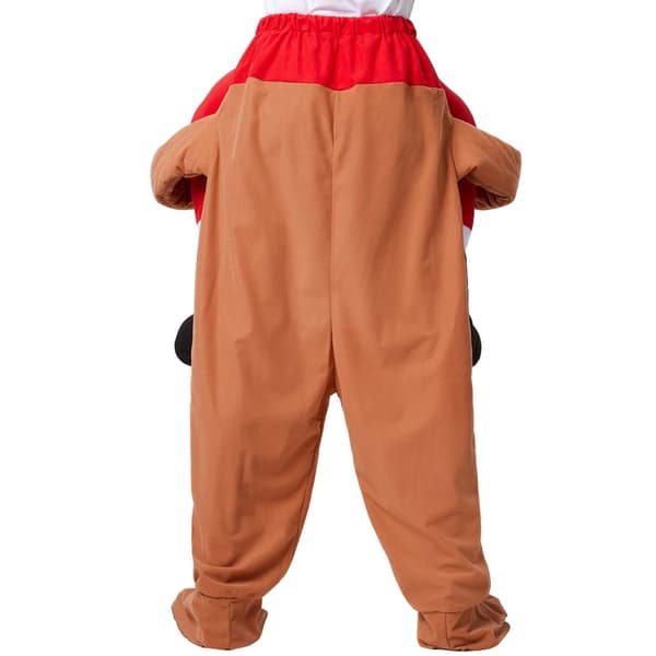 Rensdyr kostume - brun/hvid