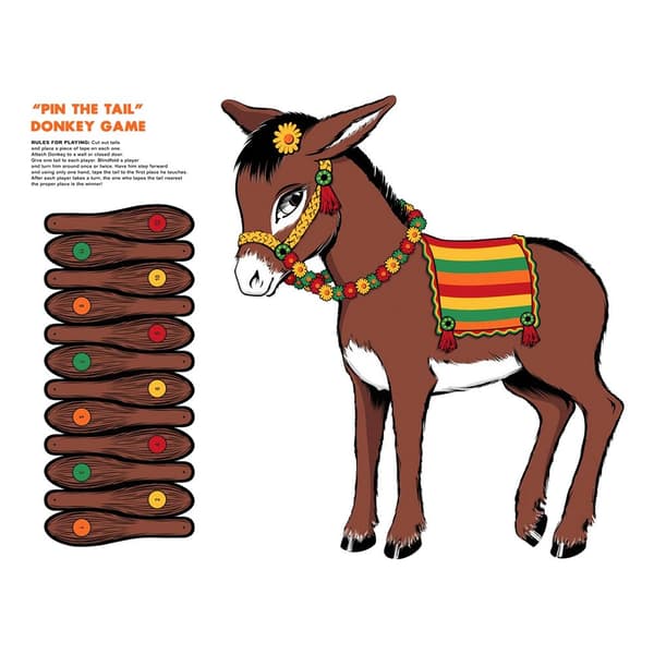 Festspil Pin the Tail