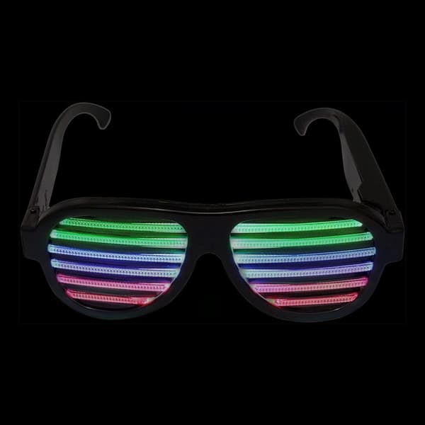 Ääniaktivoituvat Vilkkuvat Shutter Shades
