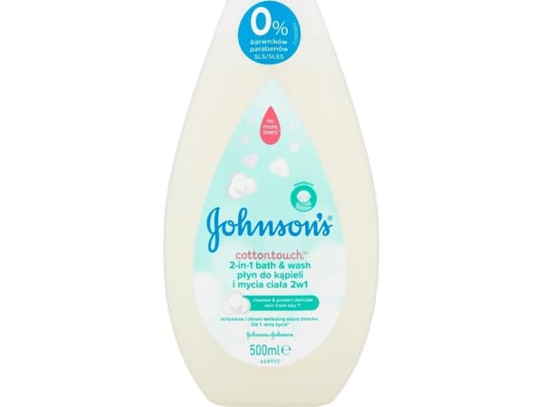 Johnson &amp; Johnson Johnson´s CottonTouch 2-in-1 Kylpy- ja pesu- ja suihkugeeli lapsille, 500 ml