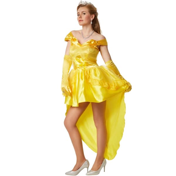 Prinsesse Belle kostume Gul XXL