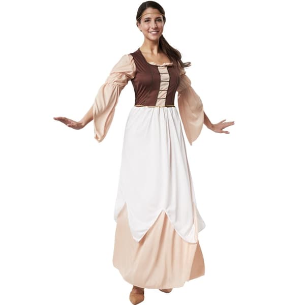 Smuk middelalderkvinde kostume
