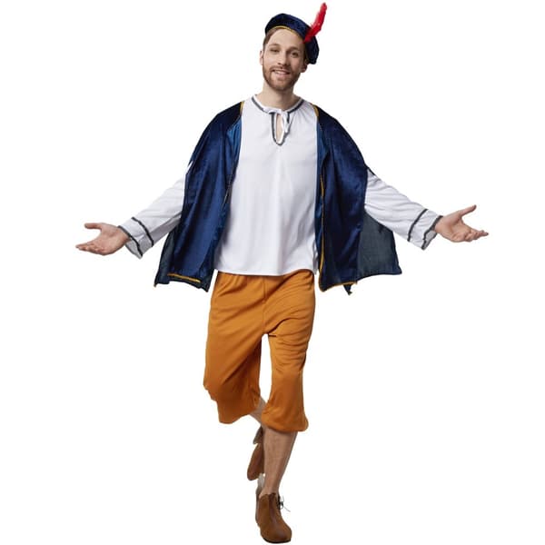 Hofmand kostume hvid XL