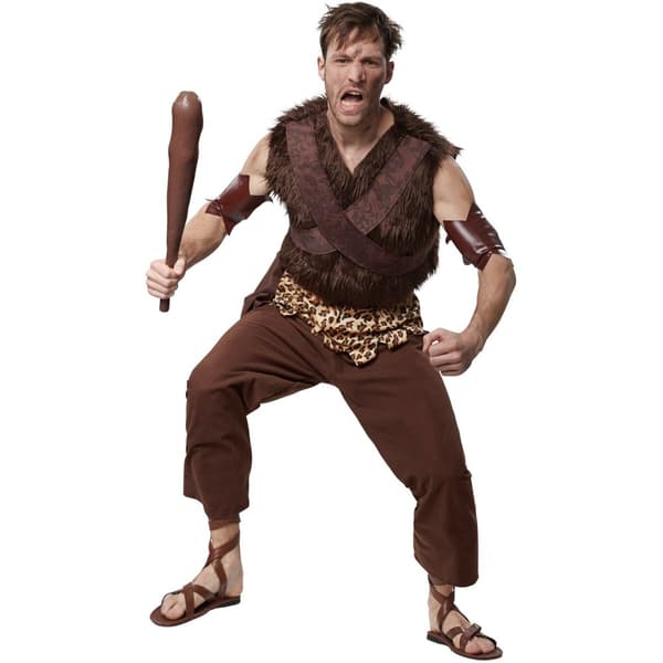 Stenaldermand kostume Brun XXL