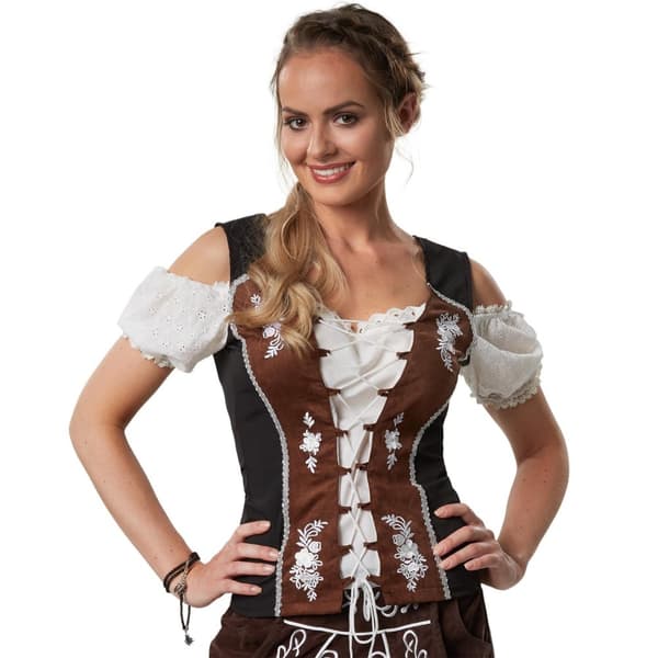 Folkedragtbluse Tyroler Sissi