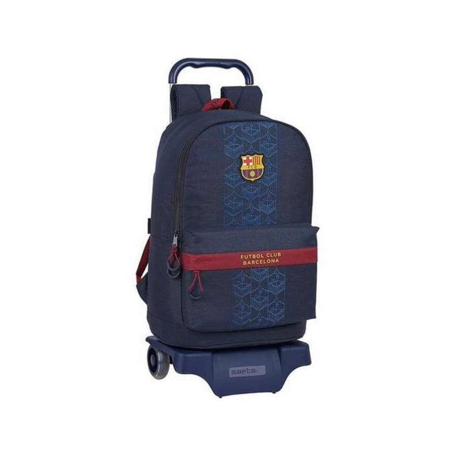 Skolväska med hjul 905 F.C. Barcelona