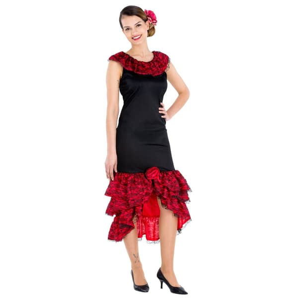 Tango danserinde kostume Rød XL