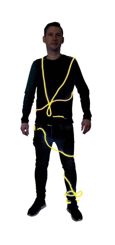 Neon Kabel 3 m Maskeraddräkt