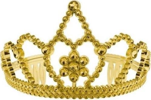 GoDan Tiara guld diadem - 1 del universal