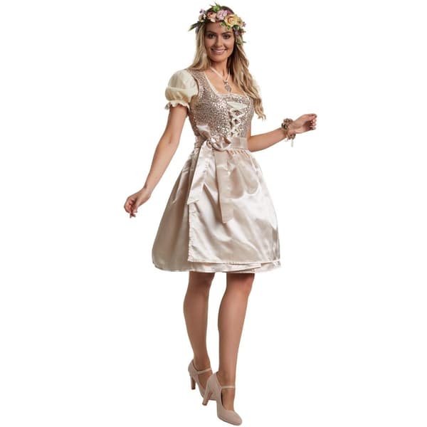 Kvinde kostume mini dirndl Burgau model 2