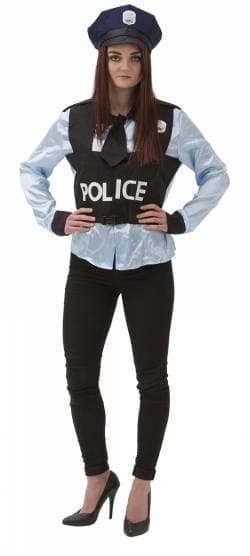 Maskeraddräkt Poliskvinna