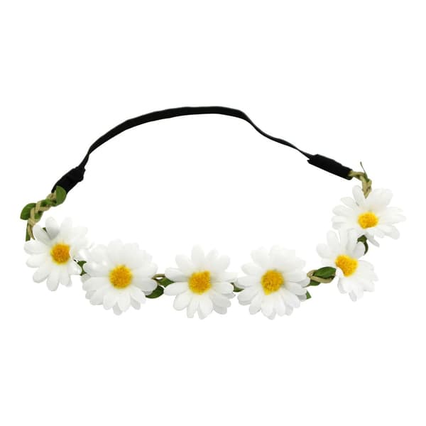 Hårbånd med Hvide Margueritter