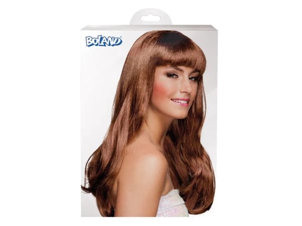 Boland 85867, Maskeradperuk, Vuxen, Honkoppling, Polyester, Brun, 275 g