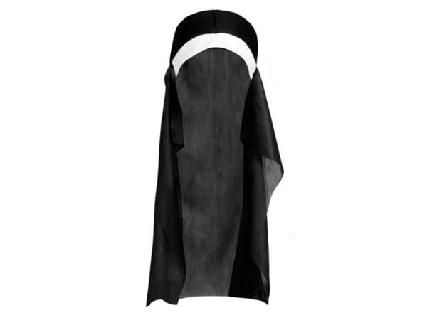 Boland 01096, Fancy dress nun hood, Vuxen, Honkoppling, Polyester, Svart, Vit, 75 g