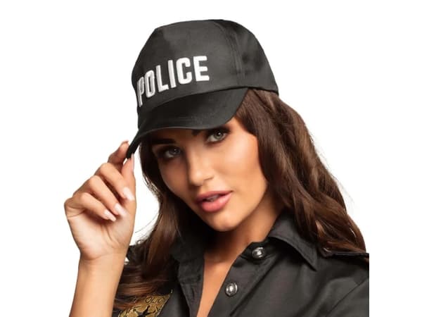 Boland 97046, Hatt til kostyme, Voksen, Alle kjønn, Polyester, Isopor, Sort, Hvit, 50 g