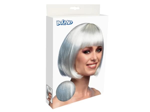 Boland 85887, Maskeradperuk, Vuxen, Honkoppling, Polyester, Vit, 212 g