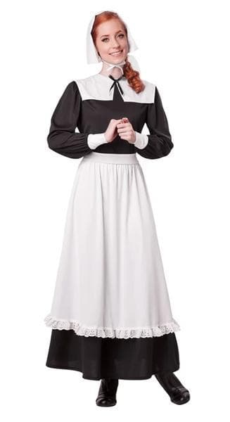 Pilgrim Maskeraddräkt Svart L