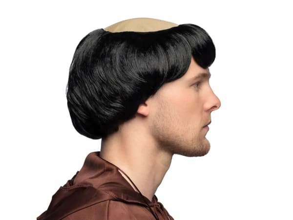 Boland 86063, Parykk til kostyme, Voksen, Hankjønn, Polyester, Sort, 183 g