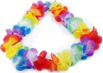 PartyDeco LH3, Fancy dress wreath, Alle kjønn, Hawaiian, Flerfarget, 900 mm, 1 stykker