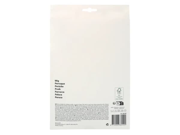 Boland 86240, Maskeradperuk, Vuxen, Honkoppling, Polyester, Svart, 250 g