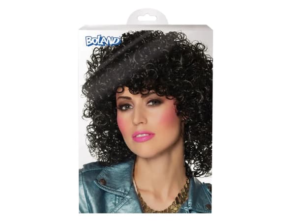 Boland 86240, Maskeradperuk, Vuxen, Honkoppling, Polyester, Svart, 250 g