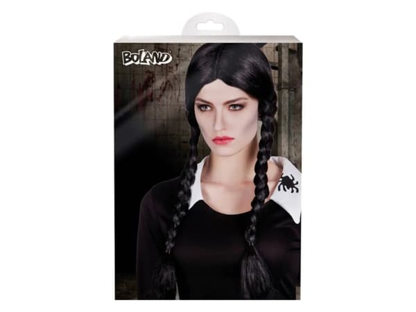 Boland 86097, Parykk til kostyme, Voksen, Hunkjønn, Polyester, Sort, 325 g