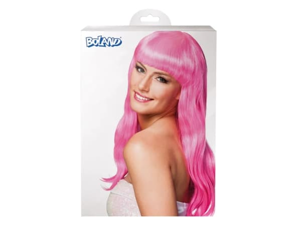Boland 85869, Maskeradperuk, Vuxen, Honkoppling, Polyester, Rosa, 275 g