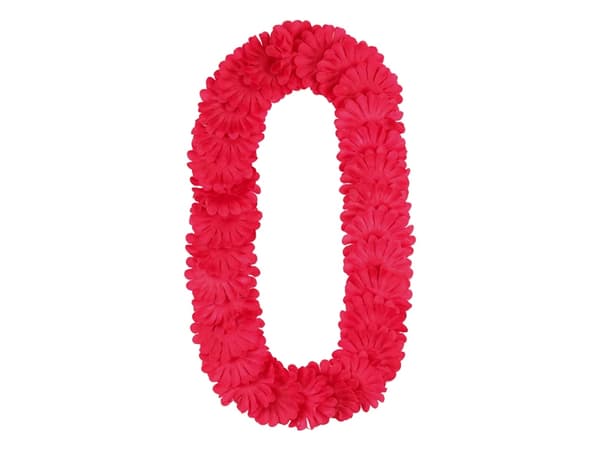 PartyDeco LH4-006, Fancy kjole halskjede, Voksen, Hunkjønn, Rød, 1200 mm