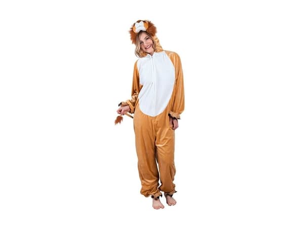 Boland 88021, Fancy kostyme, Voksen, Unisex, Dyr, Dyr, Sort, Brun, Hvit