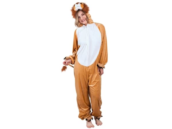 Boland 88021, Fancy kostyme, Voksen, Unisex, Dyr, Dyr, Sort, Brun, Hvit